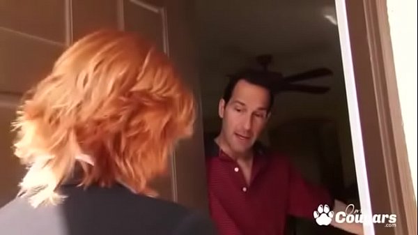 Fat Old Cougar Calliste Gets Paid In Penis