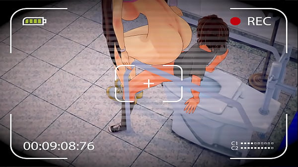 Pokemon Hentai - Mei filmed having sex in public wc