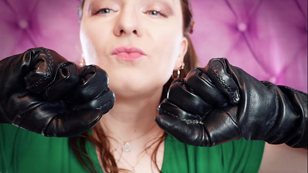 ASMR: my VERY old vegan-leather gloves SFW sounding fetish video 