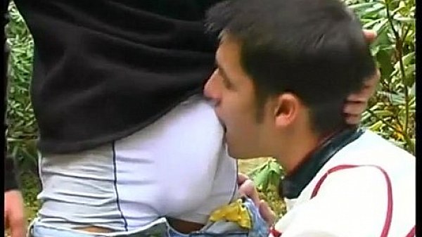 Boys fantasies as cute twinks enjoy sucking raw cocks outdoors  