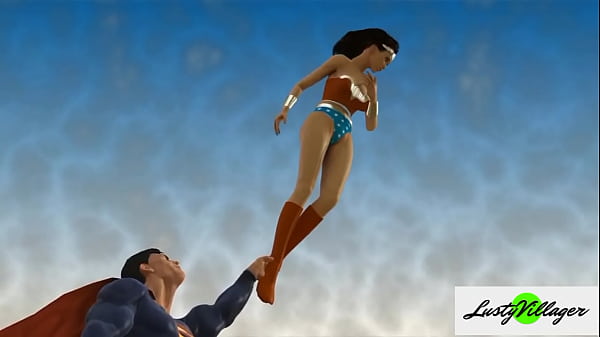 Superman Banged the Wonder Woman in the desert with his kripton dick