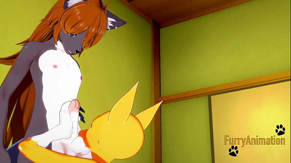 Digimon Hentai - Taomon & Grey Fox Hard Sex 1/2  