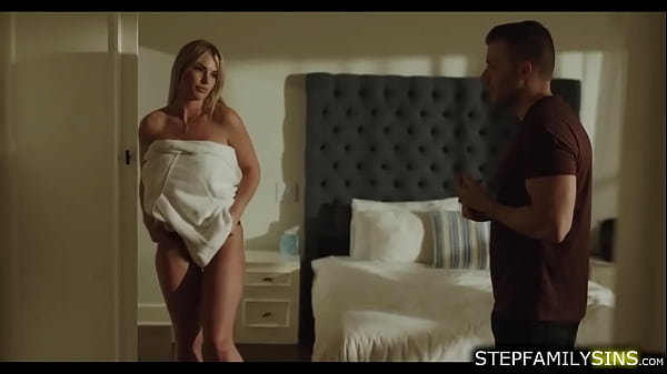 Milf Rachael Cavalli caught her stepson in law stealing.To keep her mouth shut,the guy fills his horny stepmom in laws mouth with his big cock