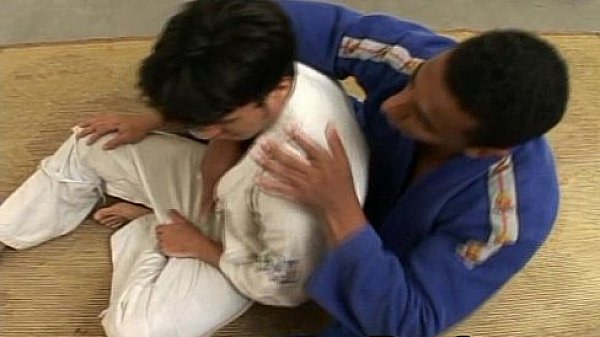 Muscle Hunks Trainer get Fucked at Karate session