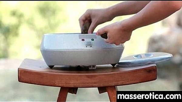 Young innocent lesbian has her tight little flower penetrated 7  