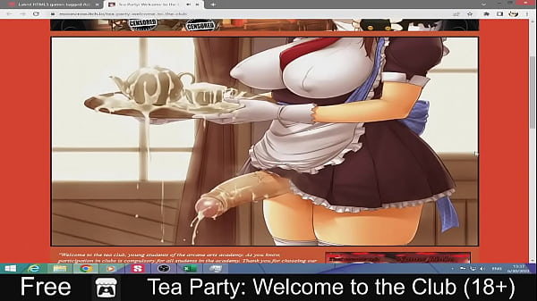Tea Party: Welcome to the Club (free game itchio )Interactive Fiction, Visual Novel  