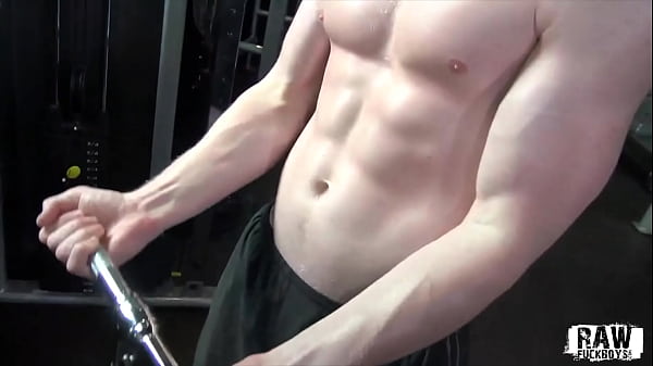 Blond Jock Masturbates And Cums Solo