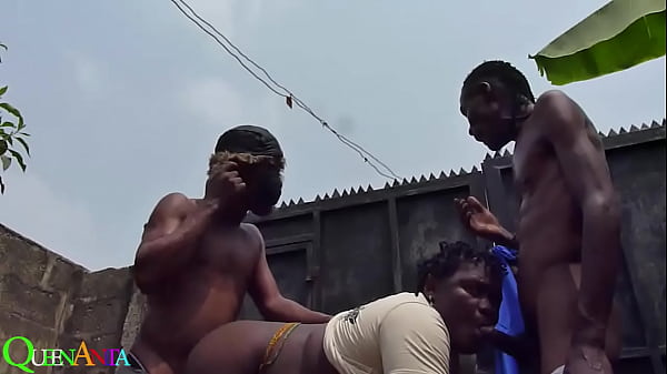 Big African dick of two men