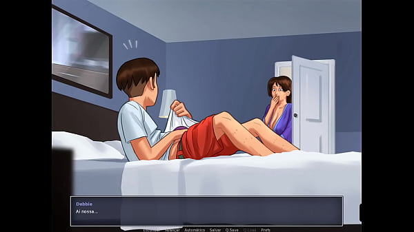 Jogo Porno 2D, Summertime Saga ep 12 - Que Vergonha fui pego Punhetando com a Calcinha dela