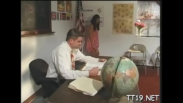 Naughty beauty gets the meat