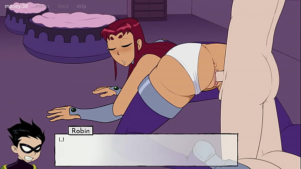 Starfire fucks and sucks big dick with a big cumshot 18Titans Episode 2  