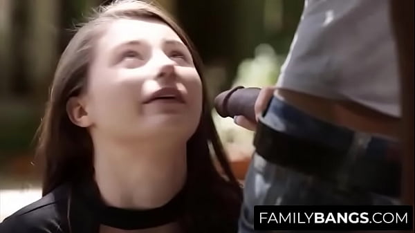 Sweet Tiny Princess Stacked in the Windows ⭐ FamilyBangs.com 