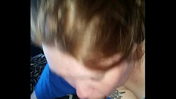 Redhead pale wife sucking big hard dick