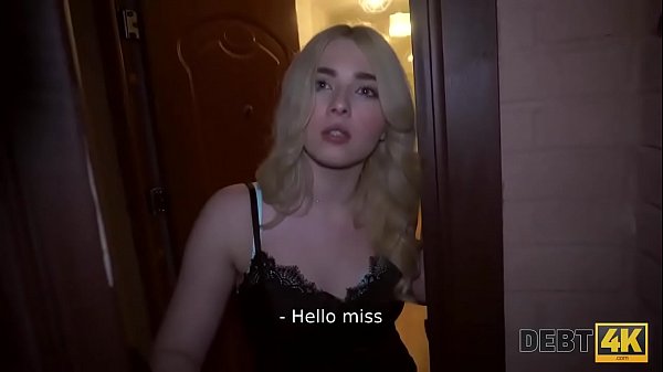 Debt4k. Maria Hurricane has gorgeous sexy body and uses it to return all money 