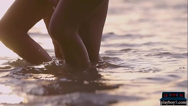 Tight Thai and Euro Playboy babes help each other to get naked  