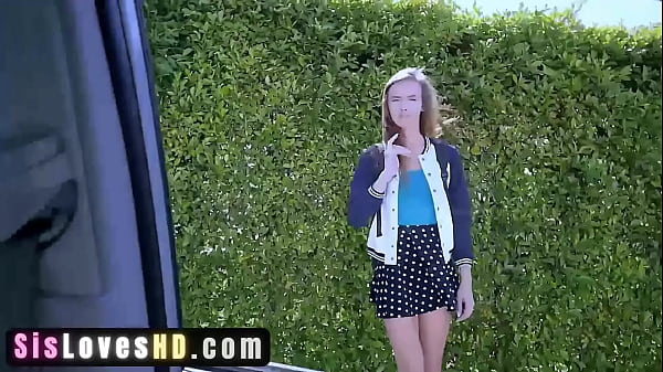 Stepsister&rsquo;s Naughty Payback: Blowing and Riding Her Pervy Stepbrother After a Hot Car Suck. She couldn't resist her stepbrother's huge cock