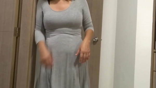 Several moments of my beautiful Latin wife showing off in front of other people, she is excited to show herself in lingerie, let them look at her hairy pussy, her tits and her big ass while they jerk off her wanting to fuck her 