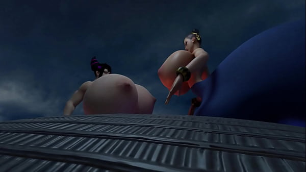 Strip Fighter 6, Juri VS Chun-Li