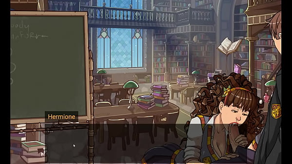 Hogwarts Magic Lessons [ parody sex games ] Teacher hot blowjob