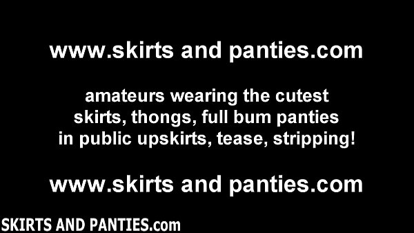 It gets me so hot flashing my panties around  