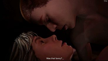 Жёсткий, страстный секс с другом на вечеринке, трахнул в попу, сделал минет, анимация из игры  