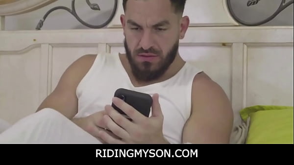 Lucky neighbor getting his dick ridden by horny teens 