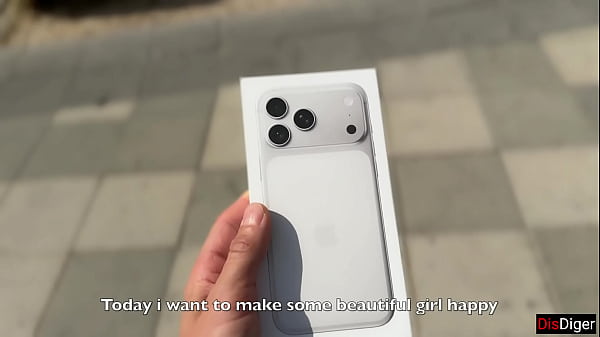 Public Agent Pickup - Beauty Agrees to Cumwalk for a New iPhone