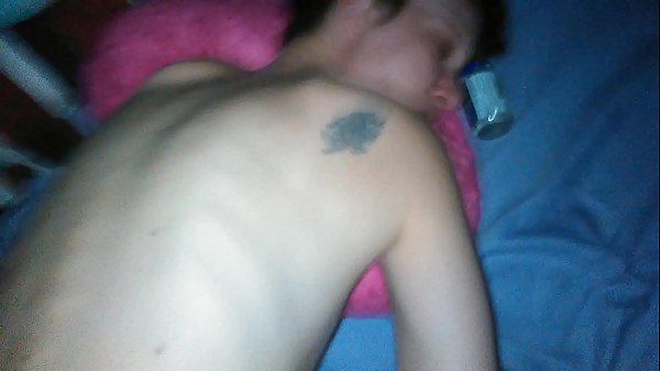 Skinny slut fucked from behind  