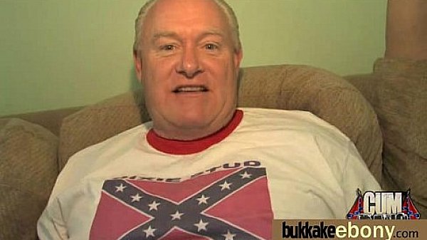 Gorgeous ebony lady sucks white dicks and gangbang fucking 19