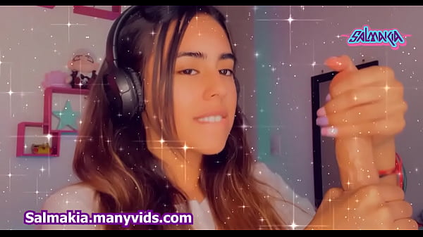 I touch your cock with my hands like this- Salmakia  