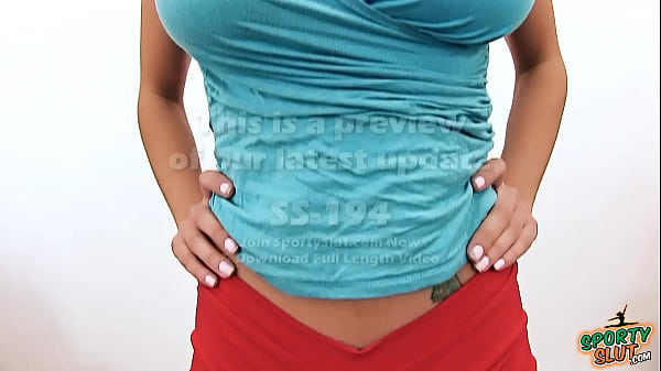 Huge Natural Breasts on this Tiny Blonde Teen and a Huge Cameltoe!