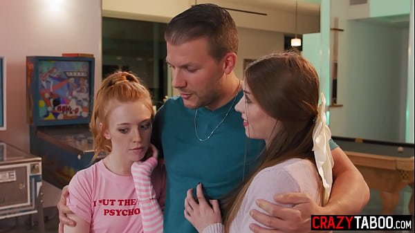 Sexy babe swallowed big cock and shared it with her friend before hot sex  