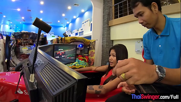 Asian teen amateur beauty fun in a g hall before rough sex in the hotel  