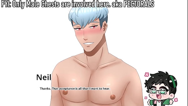 Can you guess who owns the man's chest?