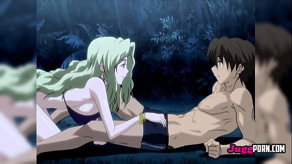 Summer work gets better when a blonde MILF sucks his cock - UNCENSORED HENTAI