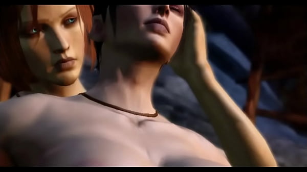 Morrigan-and-Leliana-Lesbian