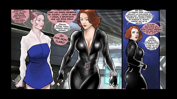 Mega orgia de lesbianas de las vengadoras de marvel  