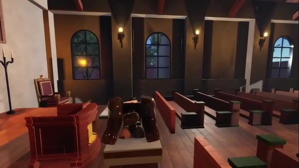 Horny slut at church  