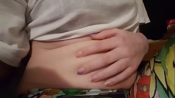 FatGirlsHome.COM - (HD) Chubby Girl Belly Play - Emtpy stomach, feeling chubbier