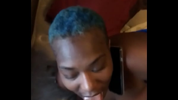 Cougar sucking BBC on the phone