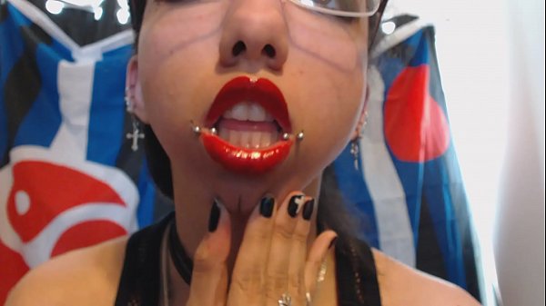 Drooling and Spitting A WHOLE LOT Wearing Lipstick  