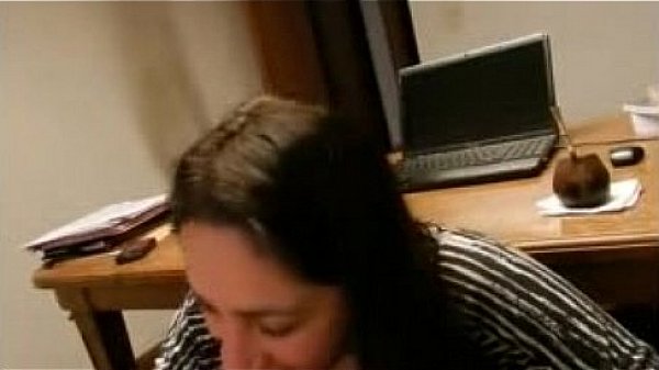 Cocksucking Amateur Milf Latin BigTits and Teen Cumshot in Faca Office