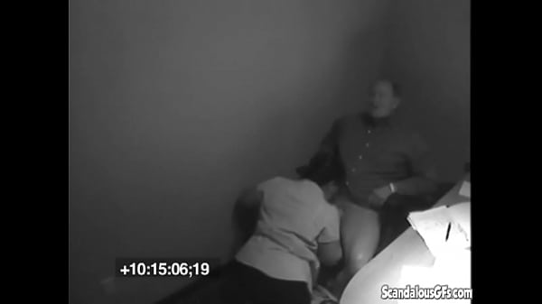 Fat Secretary talk to her boss. Then her boss having a offer until she laydown and unzip boss pants. She rubbing and licking her dick until blowjob it until cumming