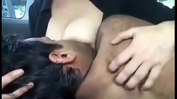 Indian Sexy hot horny milf teen stranger boob press in car