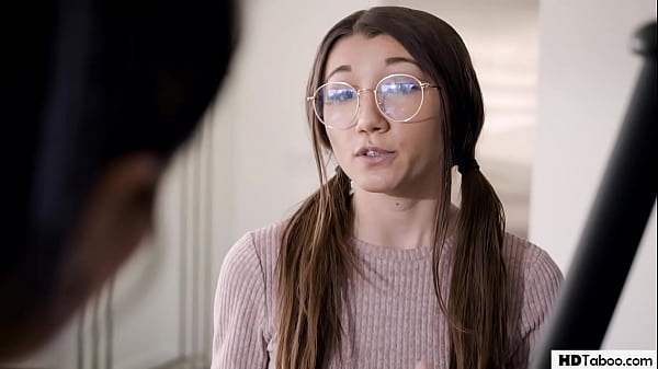 Nerdy Girl Having Squirting Lesbian Sex In A Tricky Way  