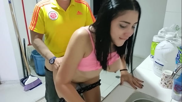 Martina fucking a guy with her grandma around