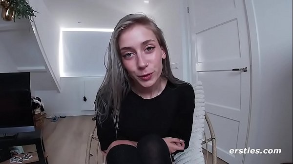 Slim Blonde Small Tit Babe Masturbates