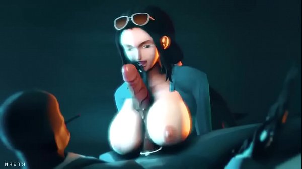 One piece nico robin titjob