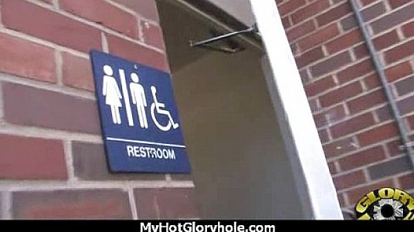 Huge Tit Babe Deepthroats Gloryhole DIck 13