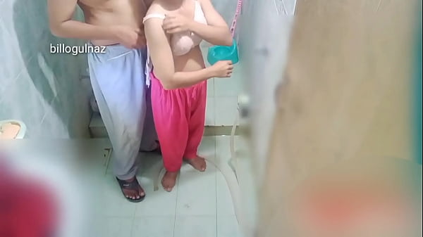 Desi Step Sister sex in bathroom  